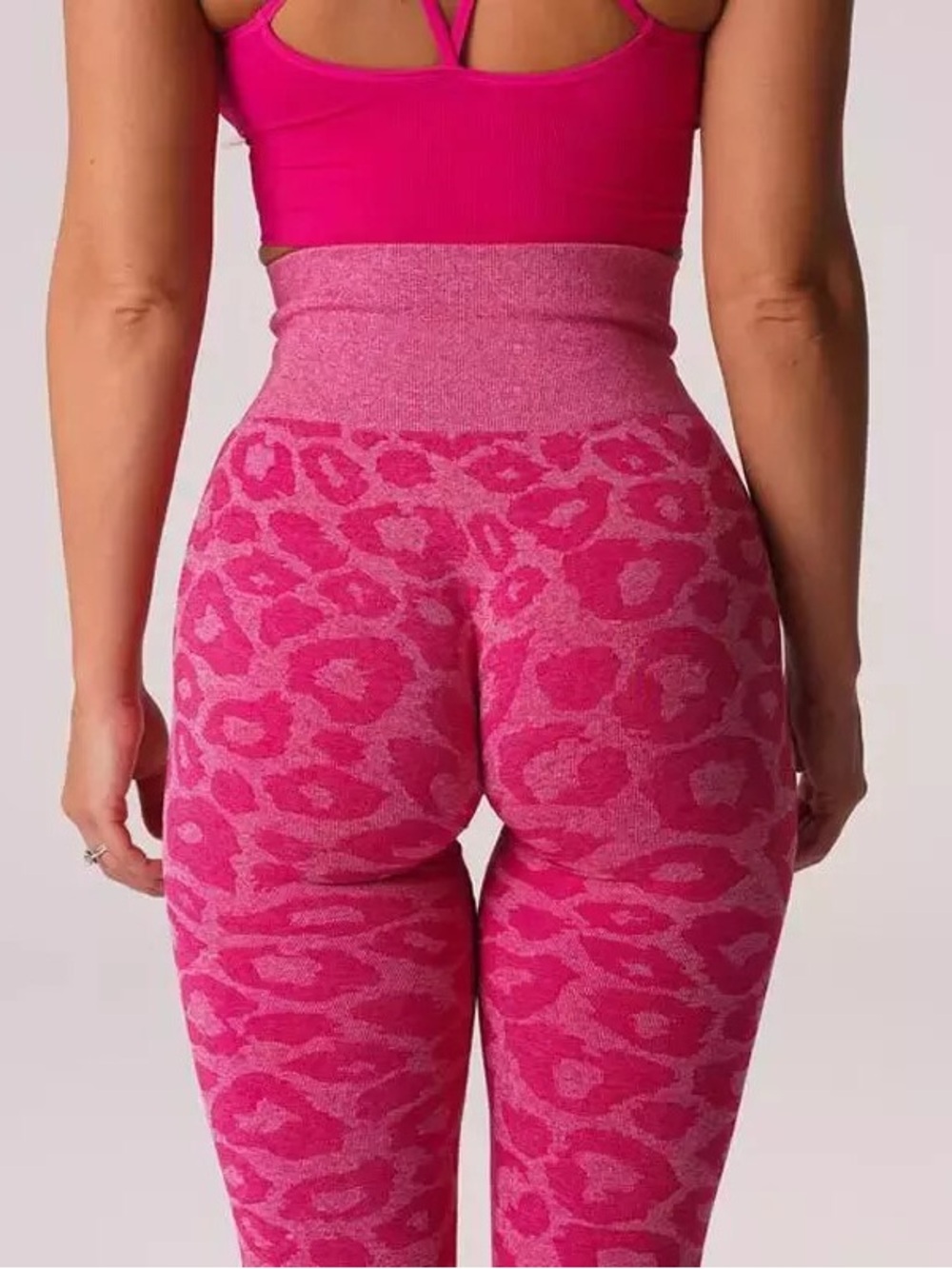 NVGTN Pink Leopard Leggings
